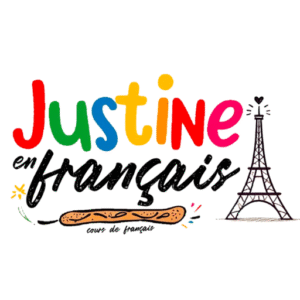 Logo du site Justine en français, cours de FLE en ligne
